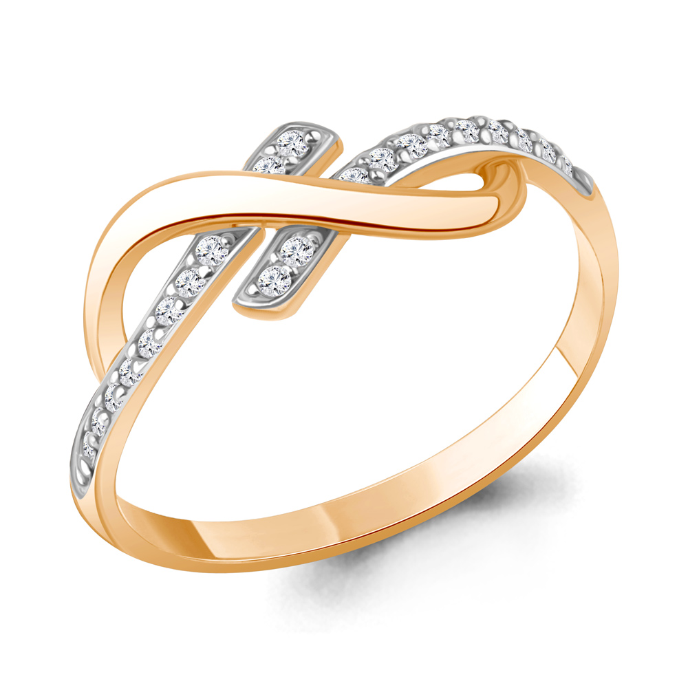 63434А Кольцо из Золота с фианитами