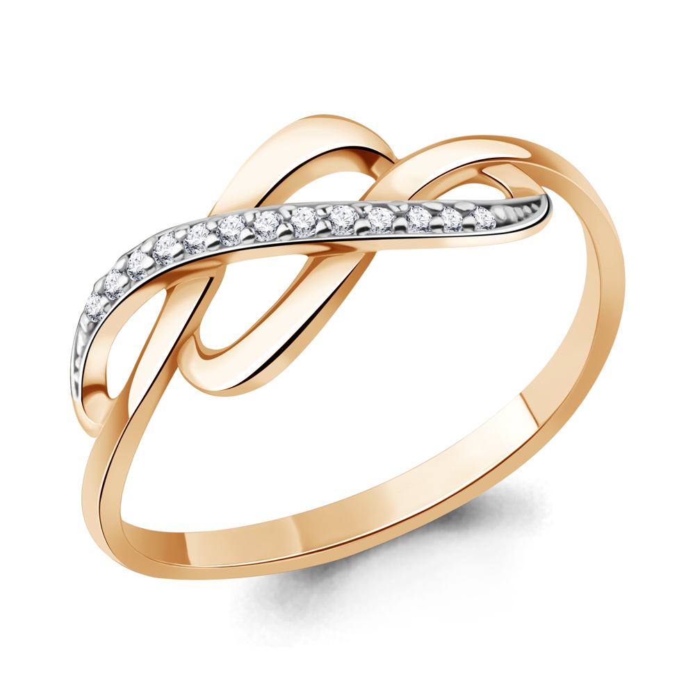 63435А Кольцо из Золота с фианитами