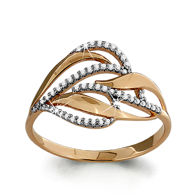 63570А Кольцо из Золота с фианитами