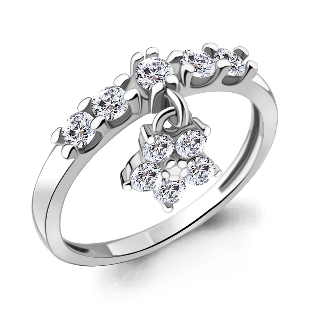 63655А Кольцо из Серебра с фианитами