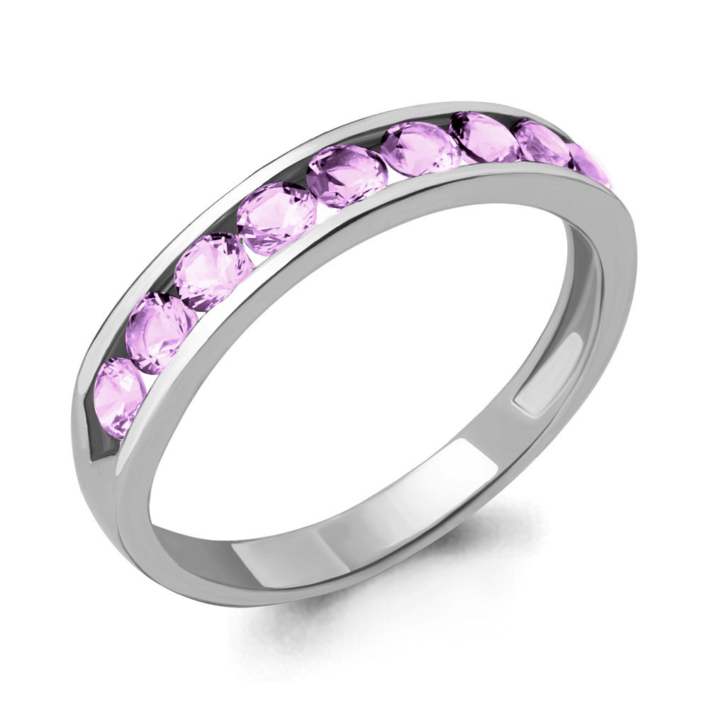 63897В Кольцо из Серебра с фианитами