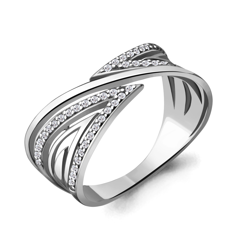 64559А Кольцо из Серебра с фианитами