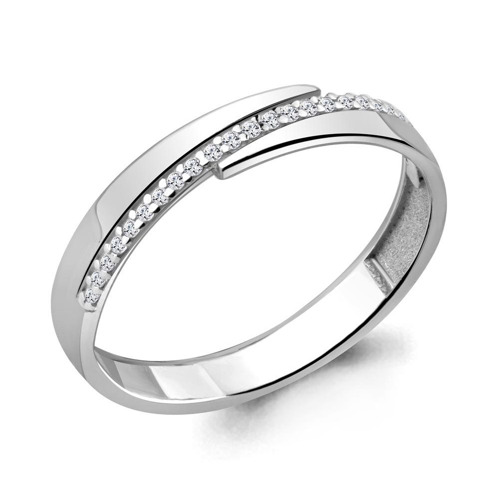 64608А Кольцо из Серебра с фианитами