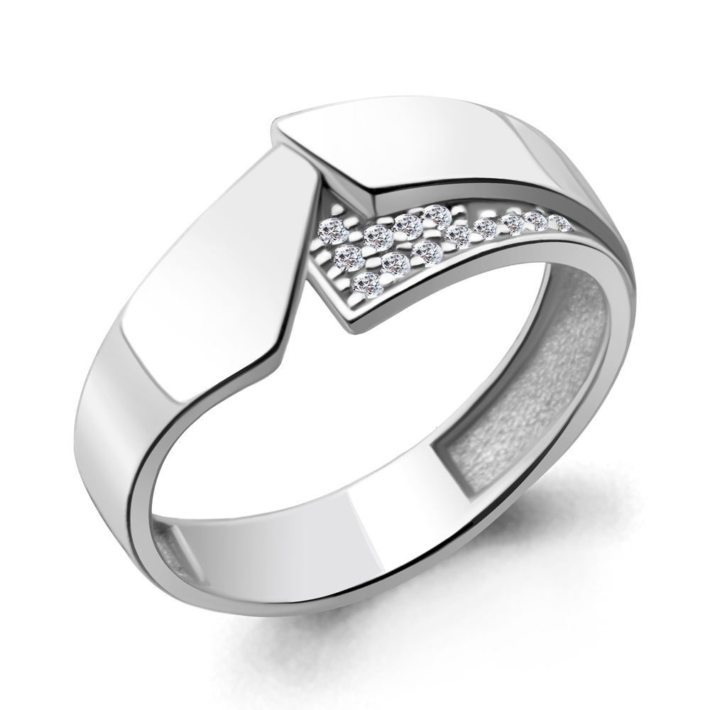 64675А Кольцо из Серебра с фианитами