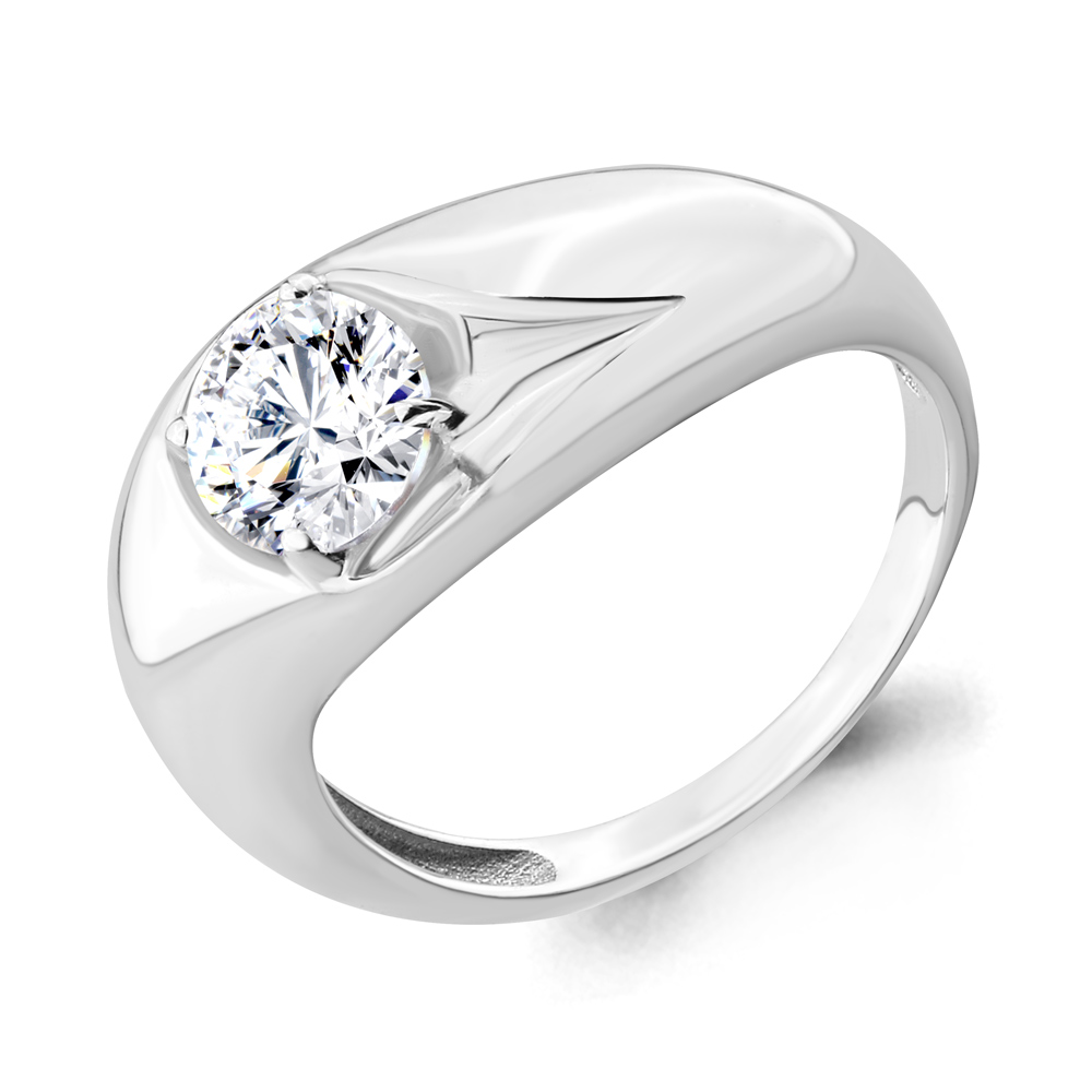 64957 Кольцо из Серебра с фианитом