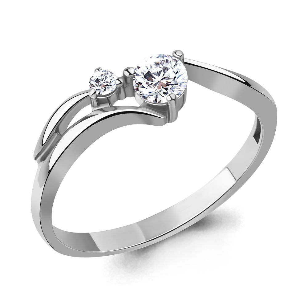 650109А Кольцо из Серебра с фианитами