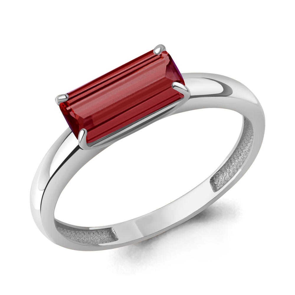 65018085 Кольцо из Серебра с наногранатом