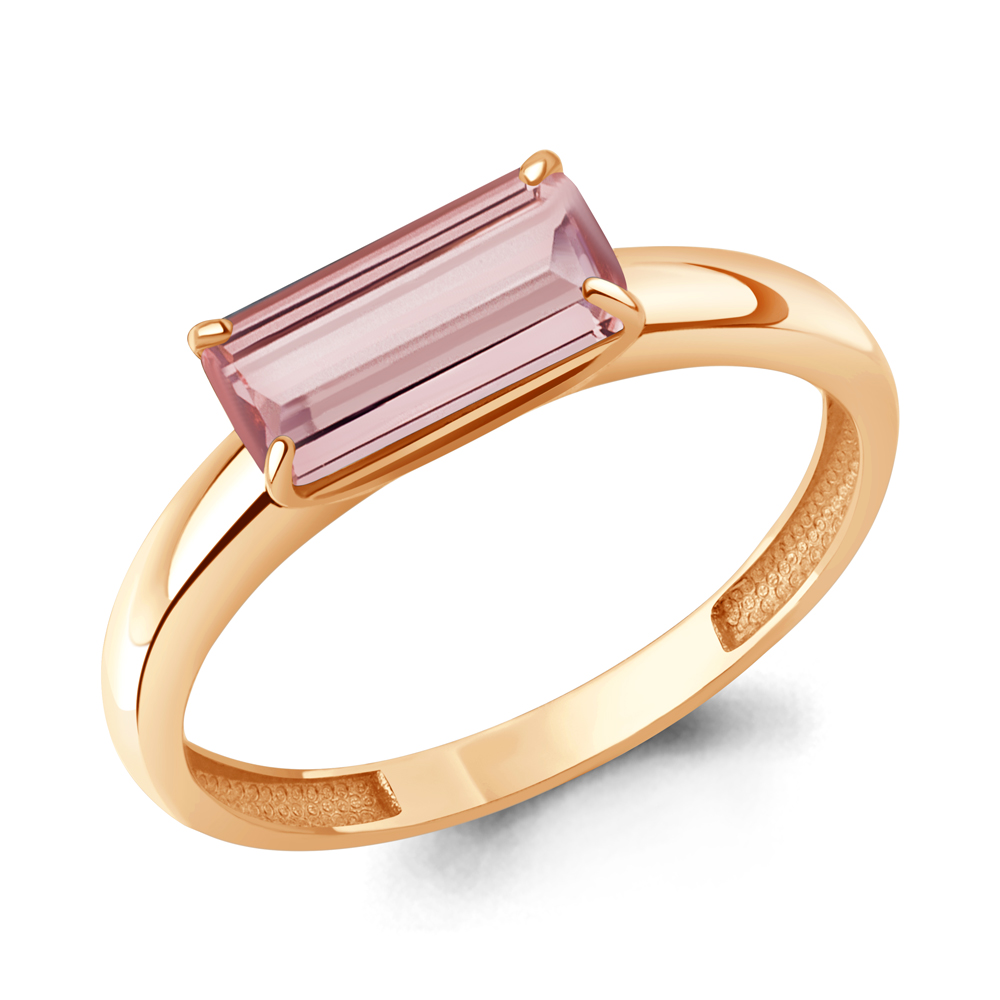 65018090 Кольцо из Золота с наноморганитом