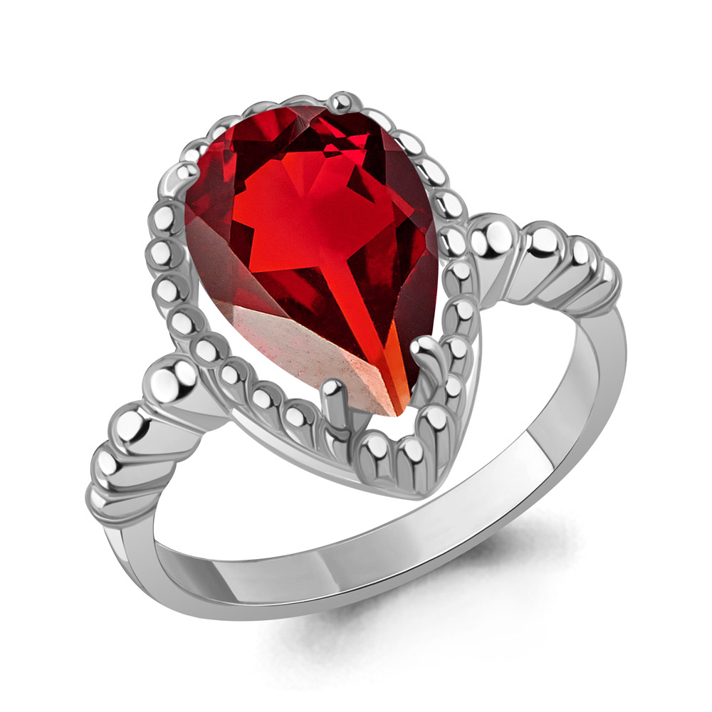 65021685 Кольцо из Серебра с наногранатом