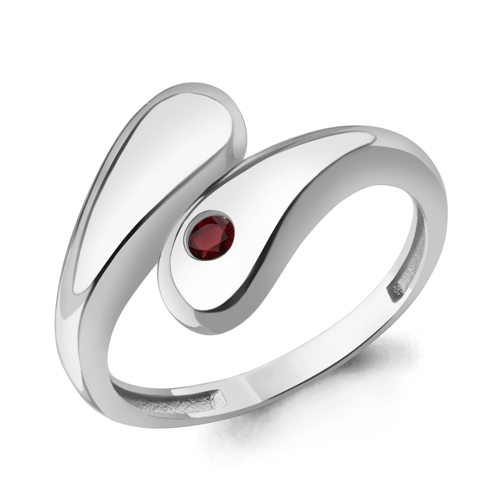 65025903 Кольцо из Серебра с гранатом