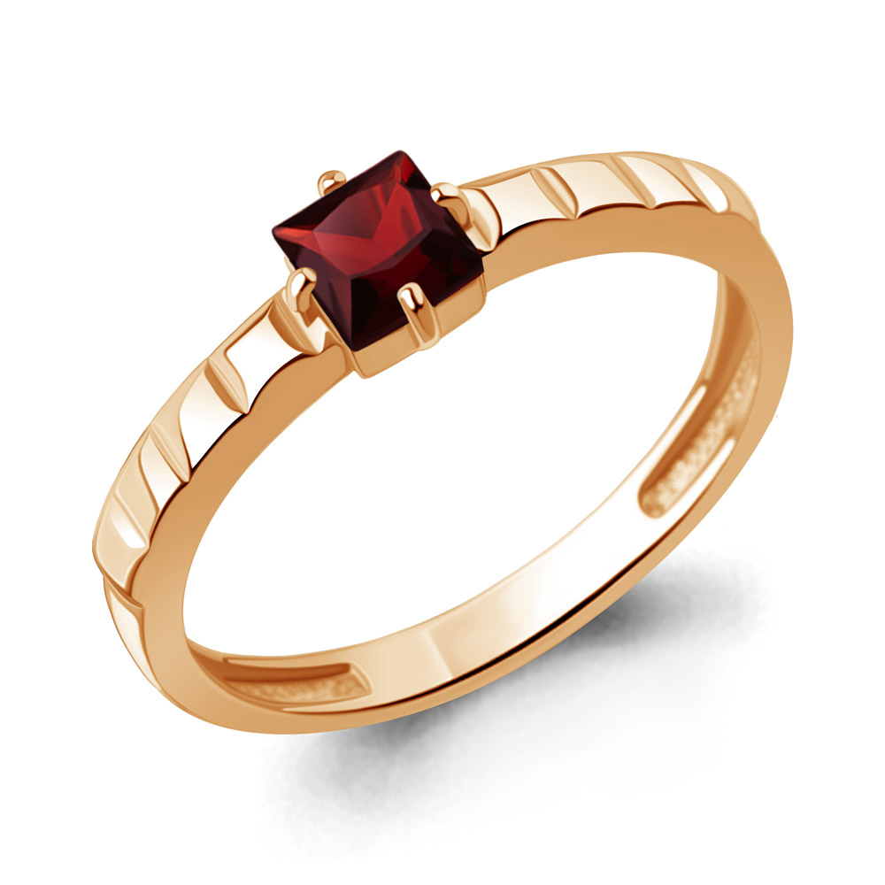 65026103 Кольцо из Золота с гранатом