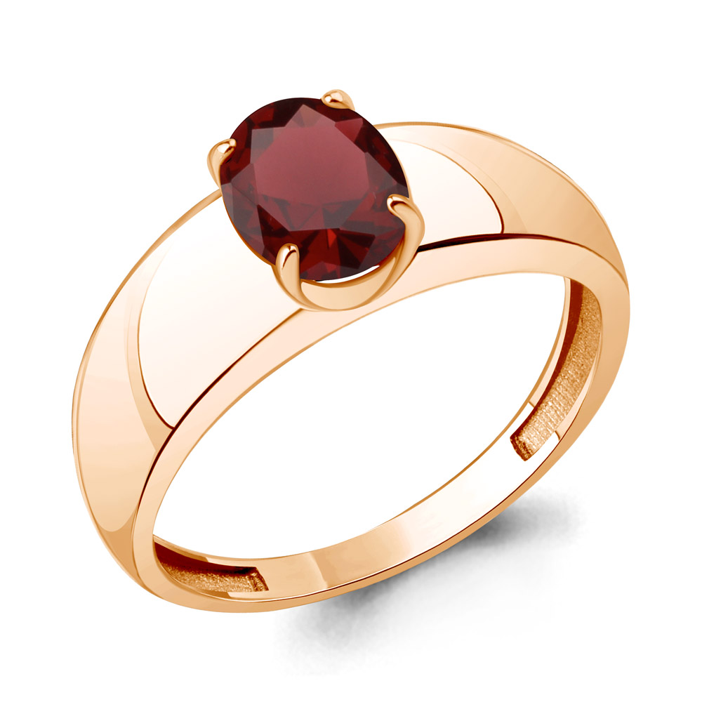 65026303 Кольцо из Золота с гранатом