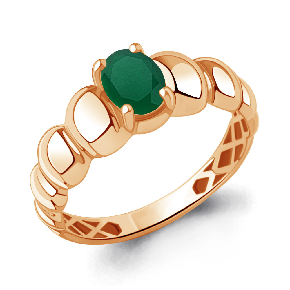 65026509 Кольцо из Золота с агатом