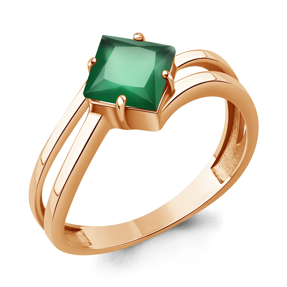 65027009 Кольцо из Золота с агатом