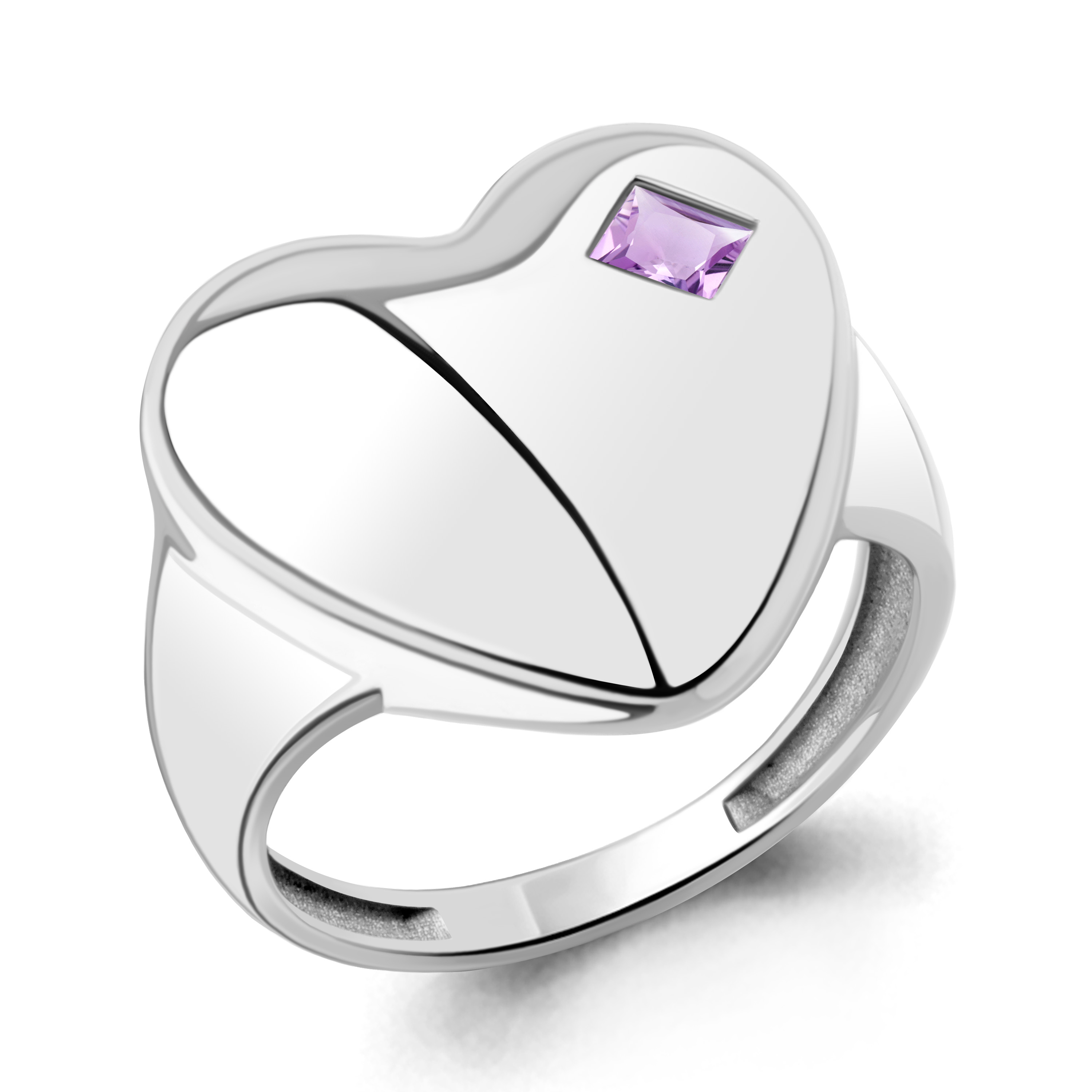 65027204 Кольцо из Серебра с аметистом