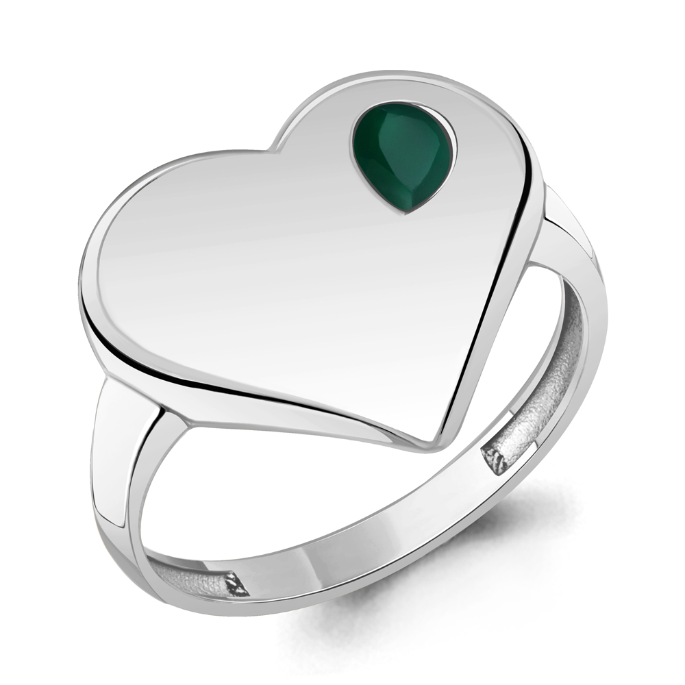 65027709 Кольцо из Серебра с агатом