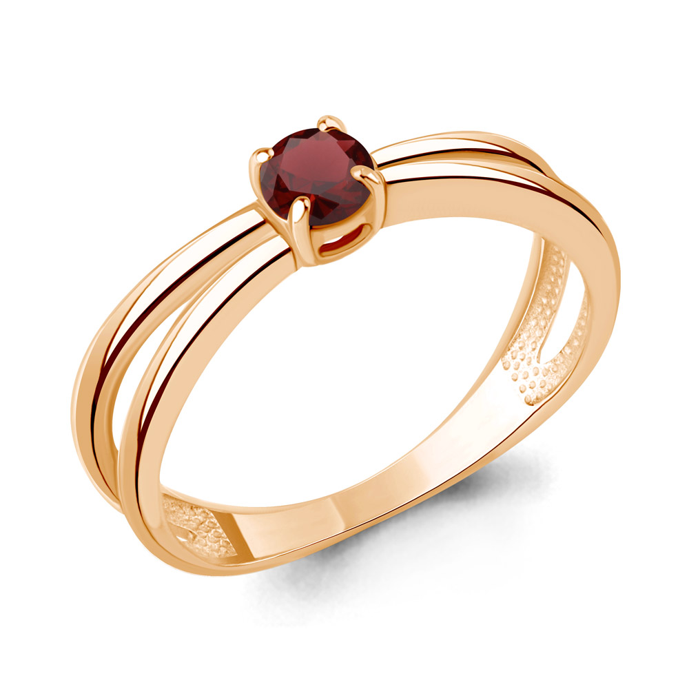 65029203 Кольцо из Золота с гранатом
