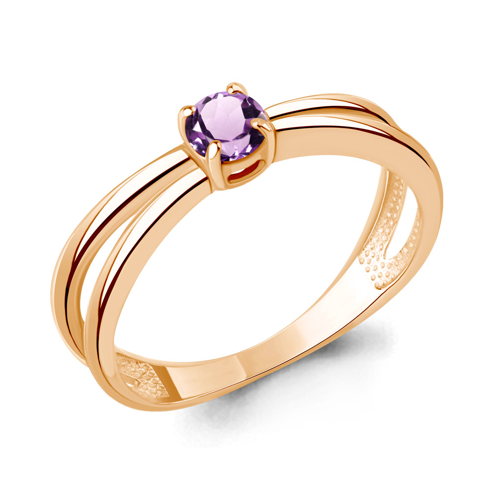 65029204 Кольцо из Золота с аметистом