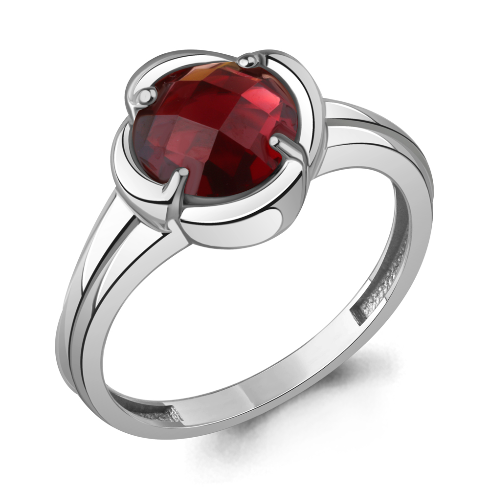 65030985 Кольцо из Серебра с наногранатом