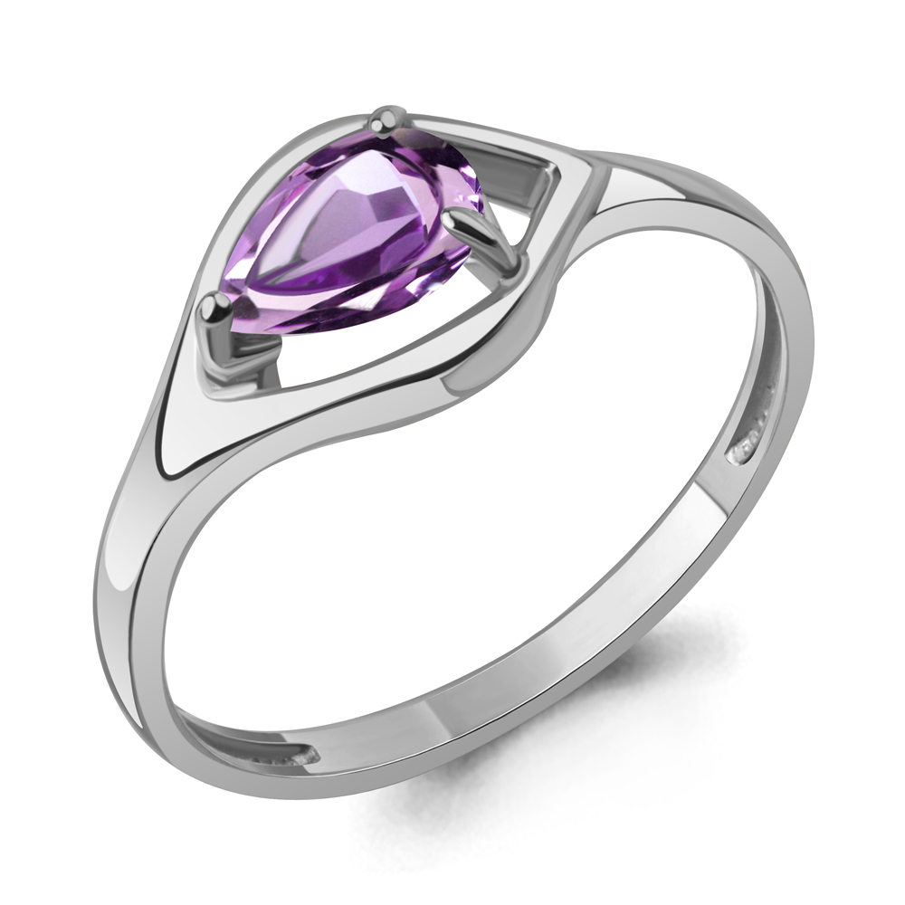 65032504 Кольцо из Серебра с аметистом