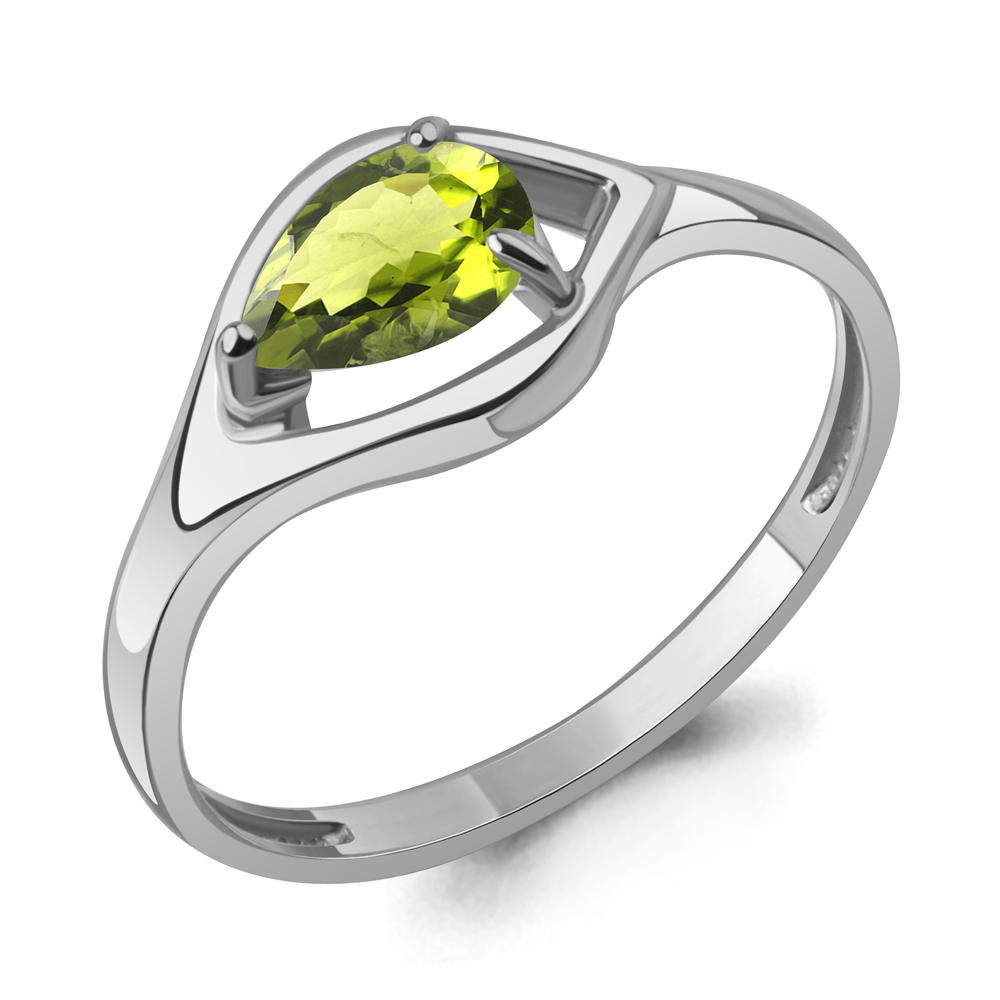 65032507 Кольцо из Серебра с хризолитом