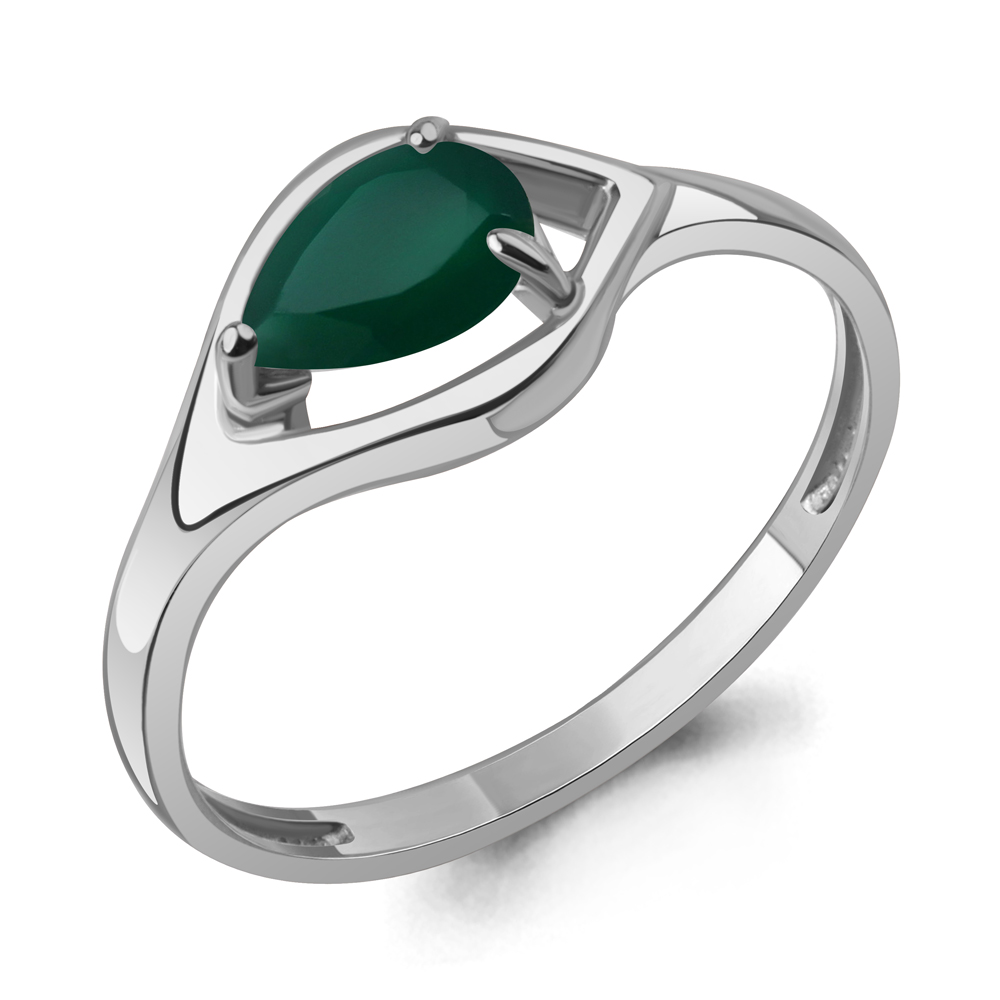 65032509 Кольцо из Серебра с агатом