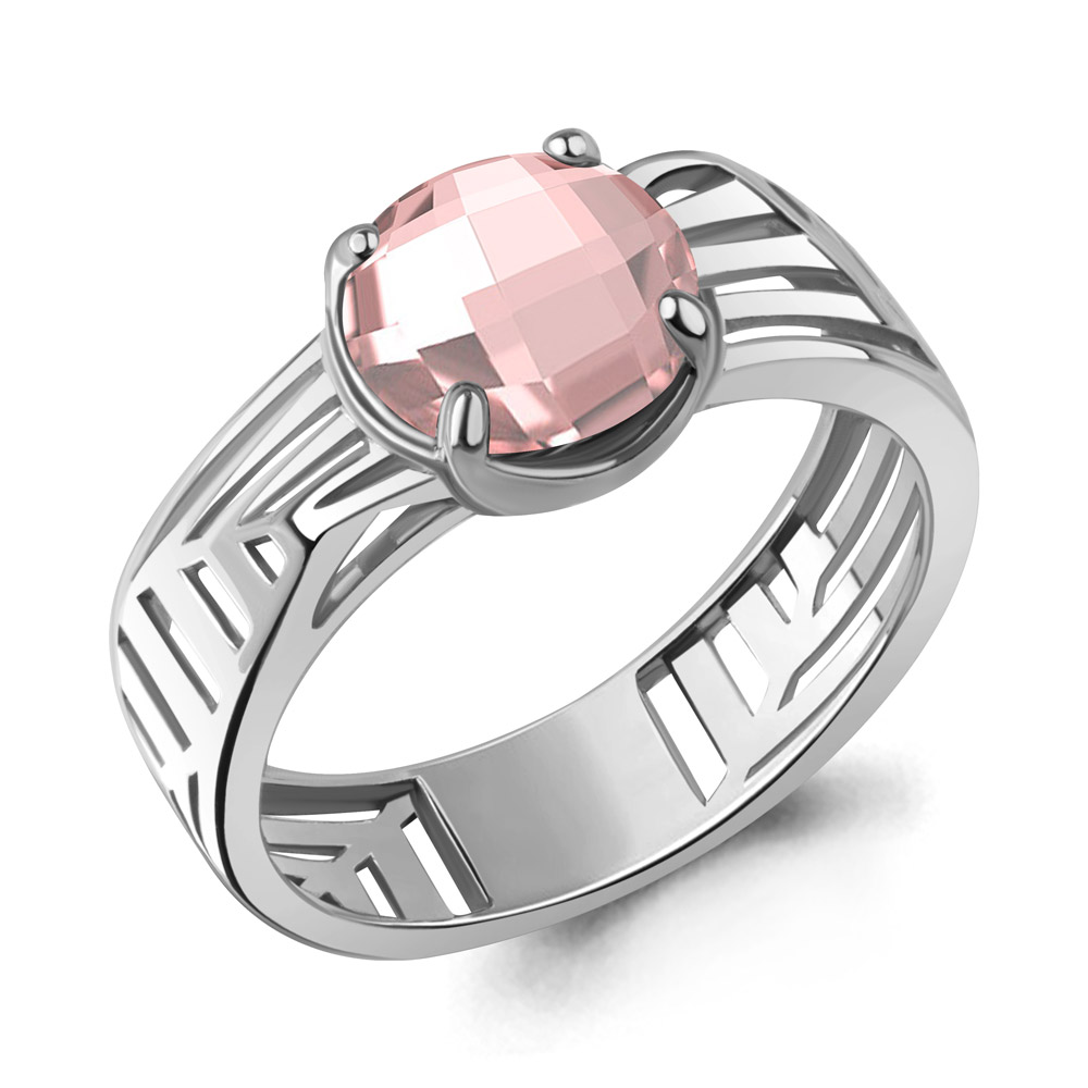 65033090 Кольцо из Серебра с наноморганитом