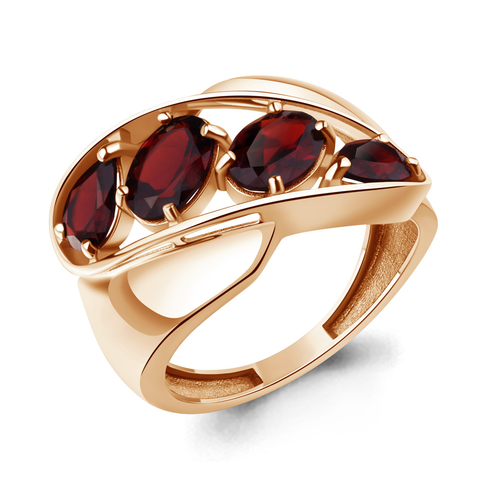 65034103 Кольцо из Золота с гранатами