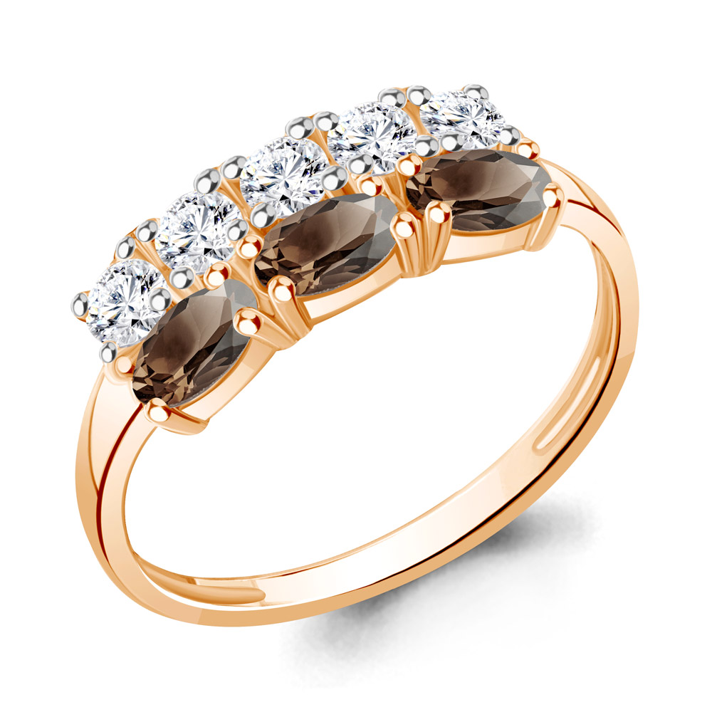 6535501А Кольцо из Золота с фианитами