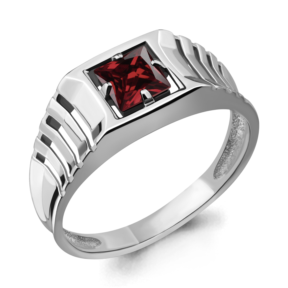 6562003 Кольцо из Серебра с гранатом