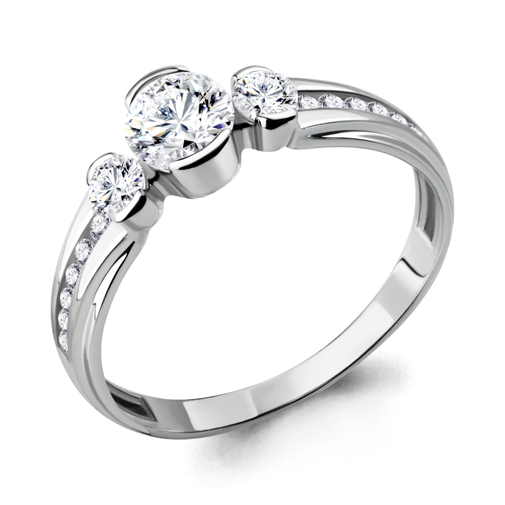 66575А Кольцо из Серебра с фианитами