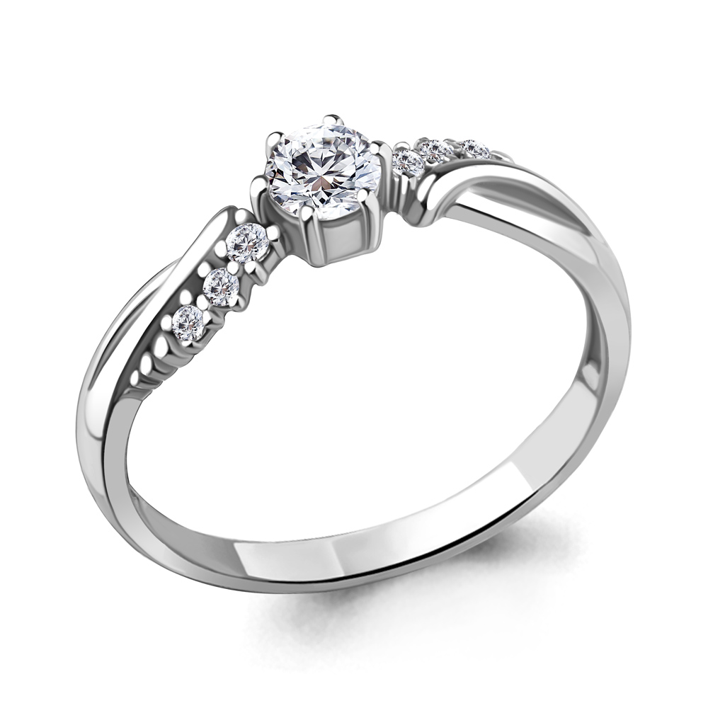 67125А Кольцо из Серебра с фианитами