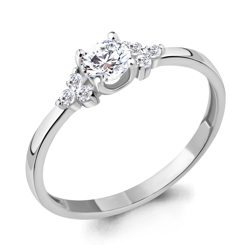 67133А Кольцо из Серебра с фианитами