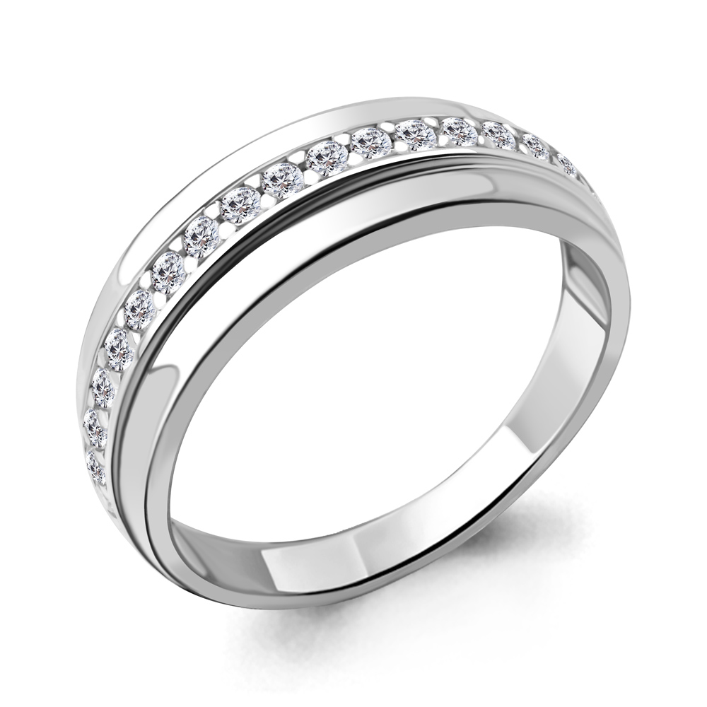 67212А Кольцо из Серебра с фианитами