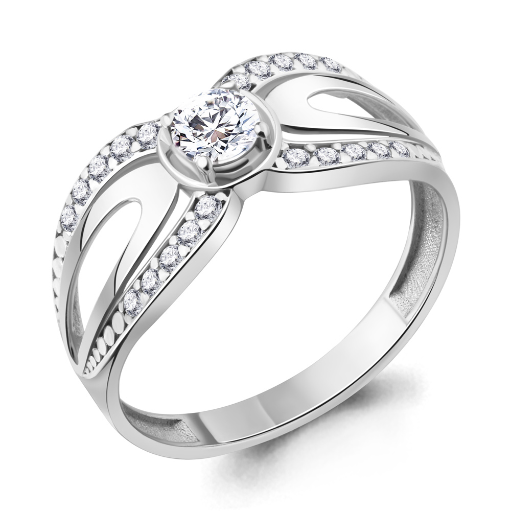 67228А Кольцо из Серебра с фианитами