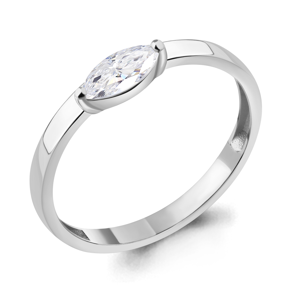 67231 Кольцо из Серебра с фианитом