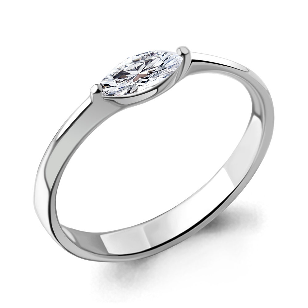 67232 Кольцо из Серебра с фианитом