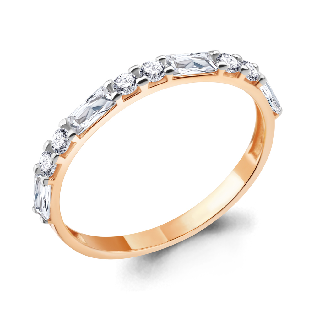 67244А Кольцо из Золота с фианитами