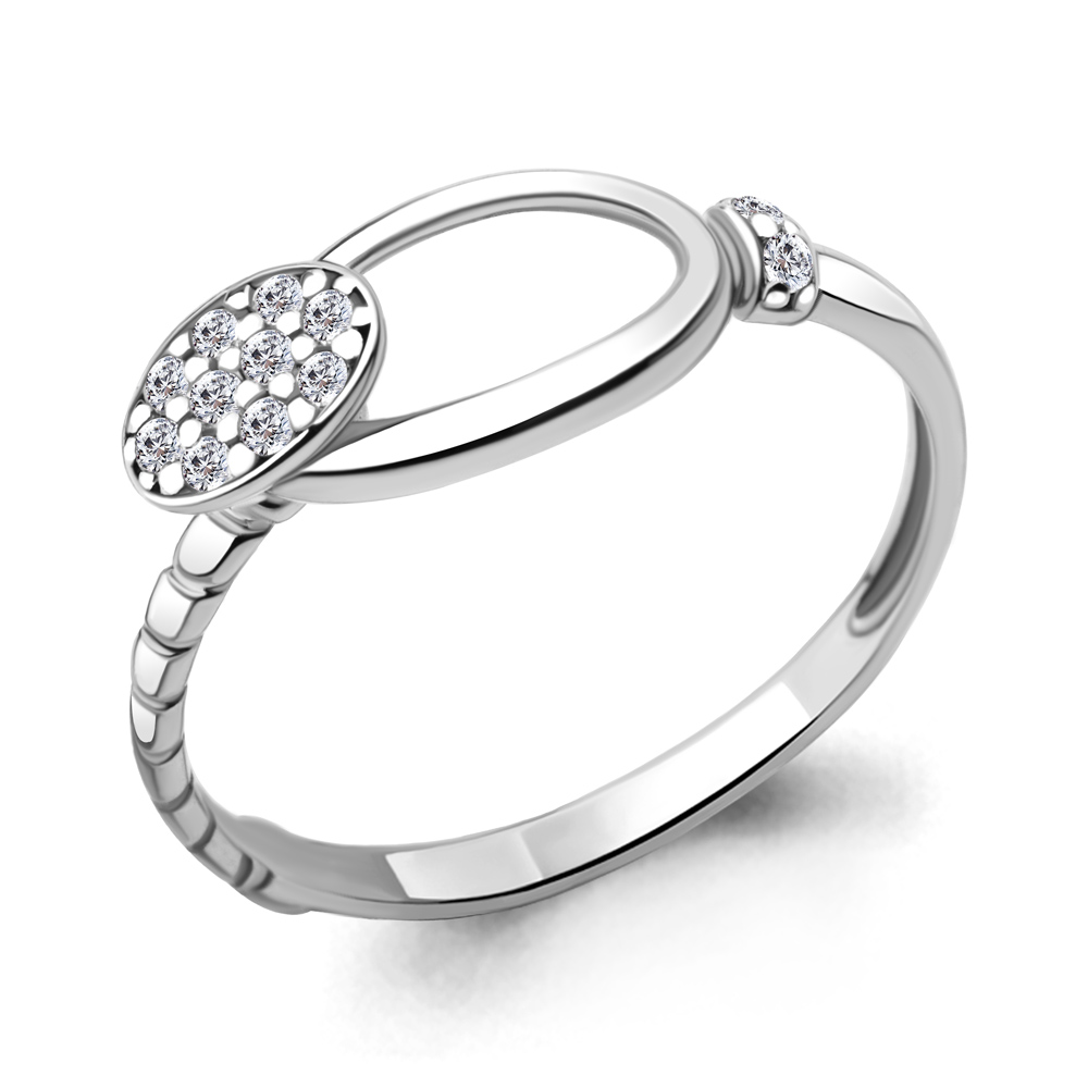 67269А Кольцо из Серебра с фианитами