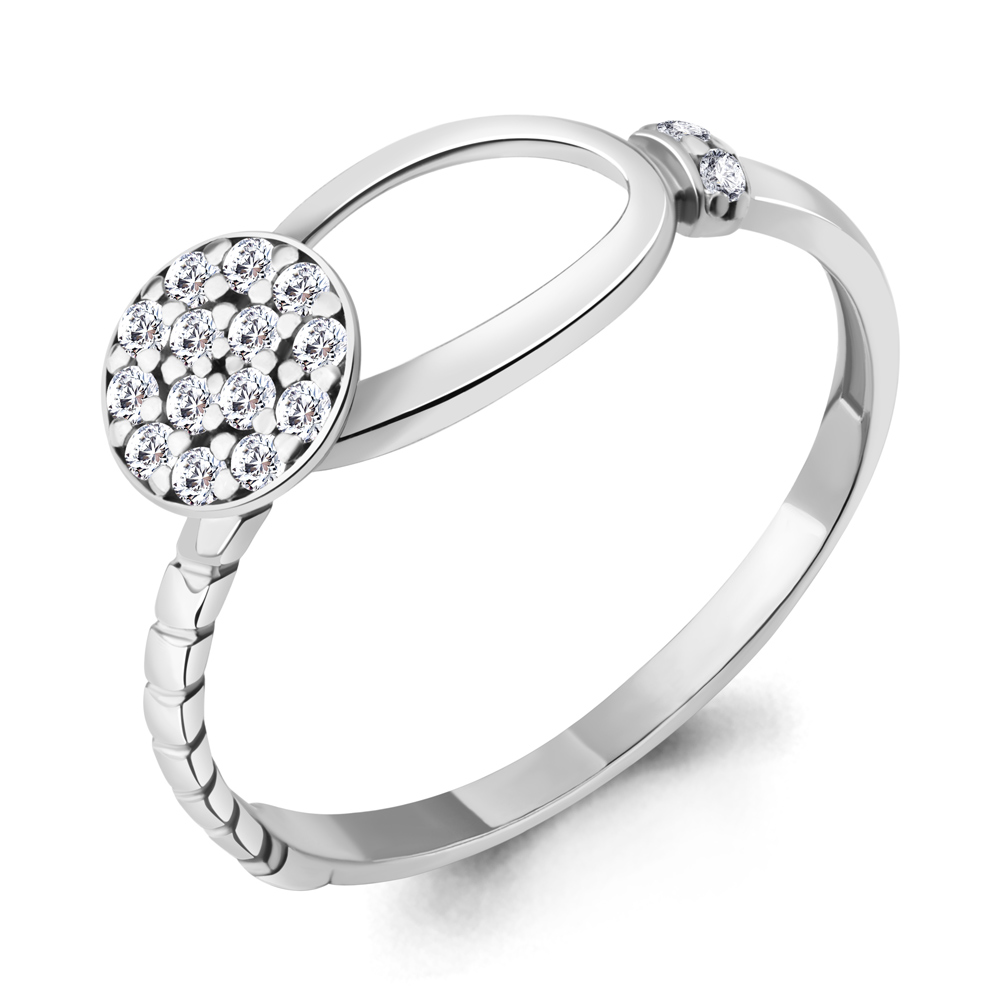 67272А Кольцо из Серебра с фианитами