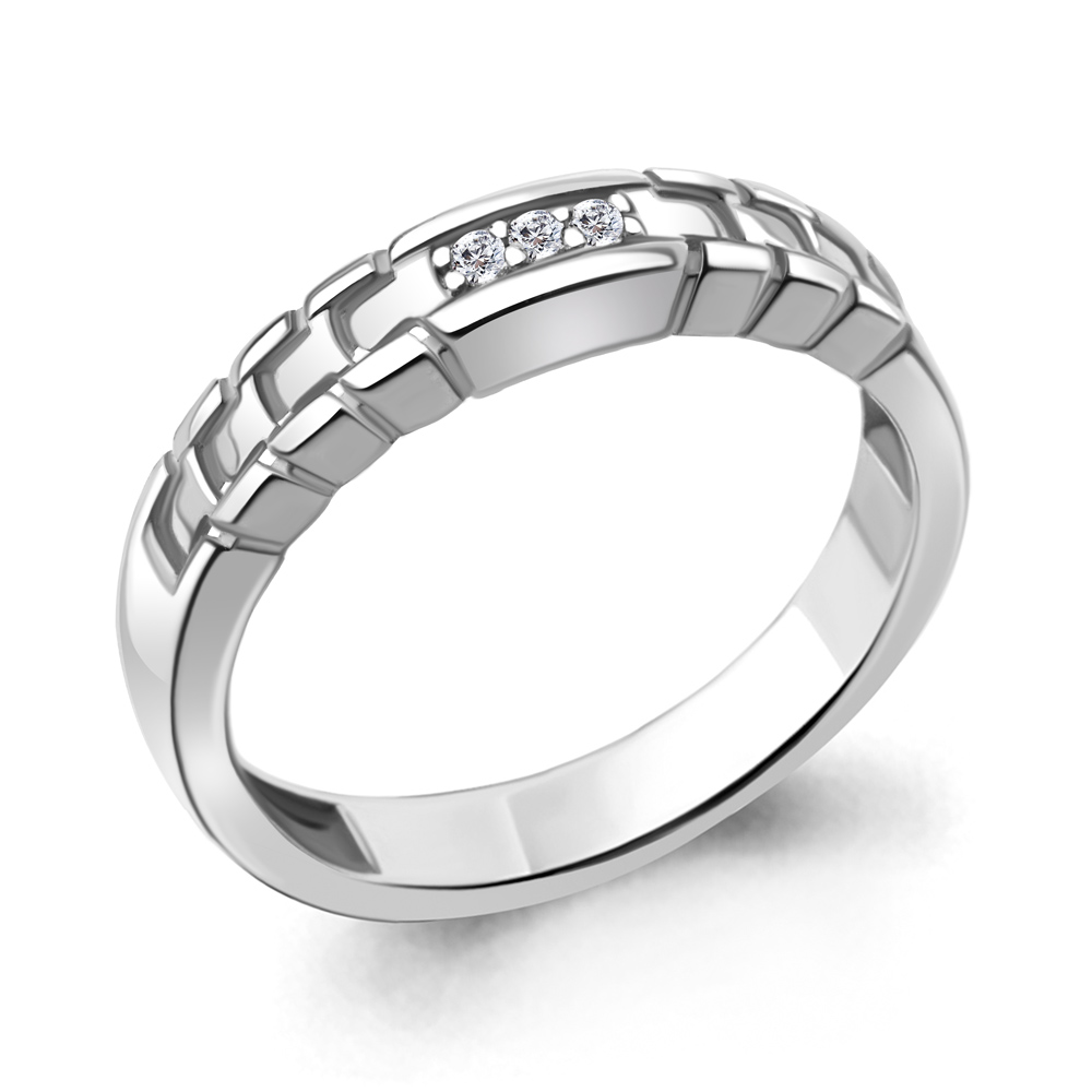 67275А Кольцо из Серебра с фианитами