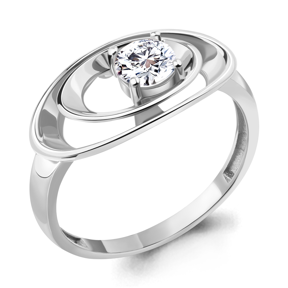 67301А Кольцо из Серебра с фианитом