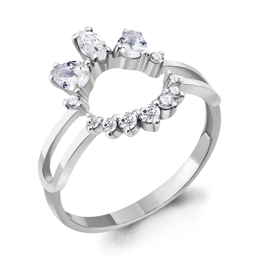 67305А Кольцо из Серебра с фианитами