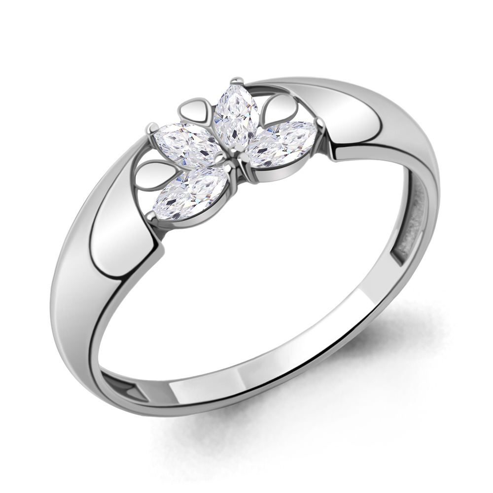 67307 Кольцо из Серебра с фианитами