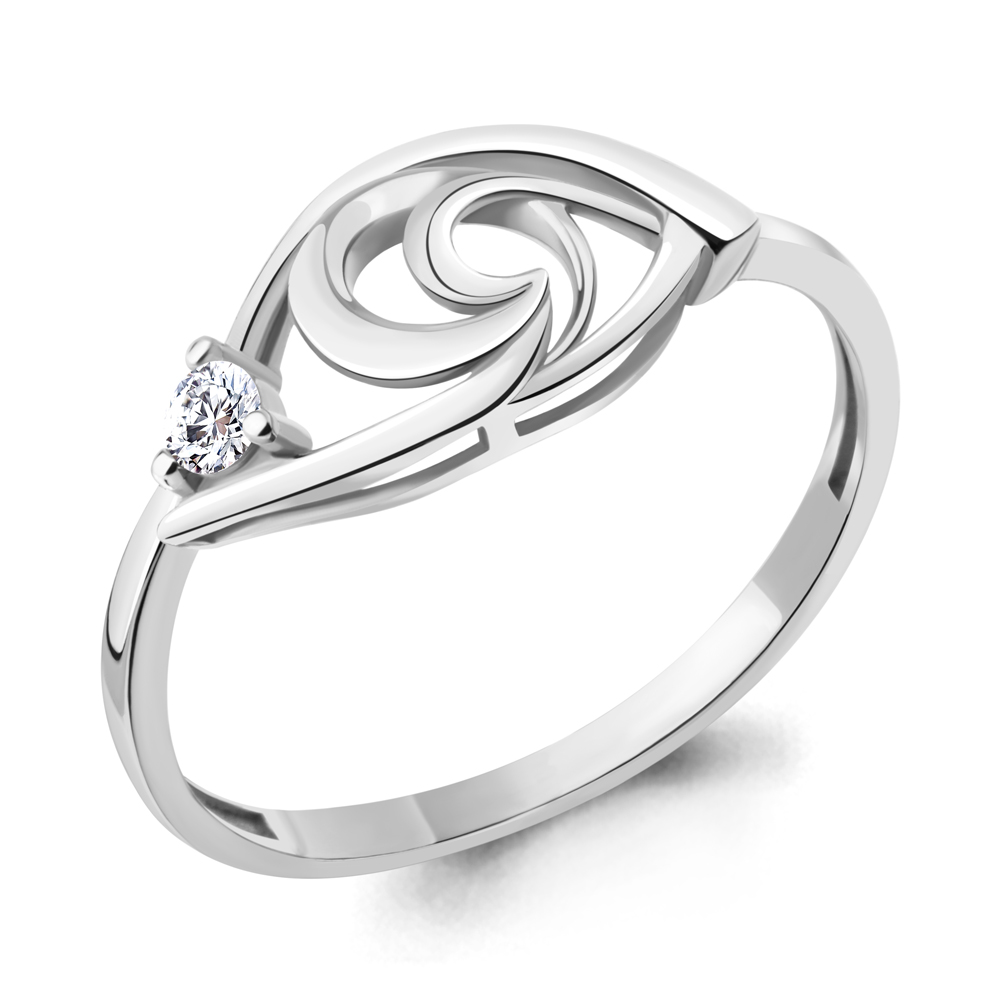 67321А Кольцо из Серебра с фианитом