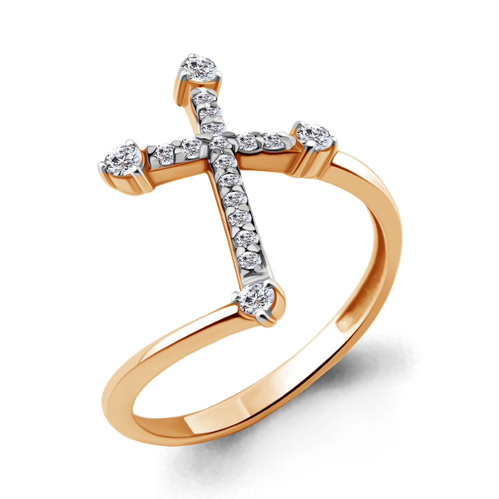 67323А Кольцо из Золота с фианитами