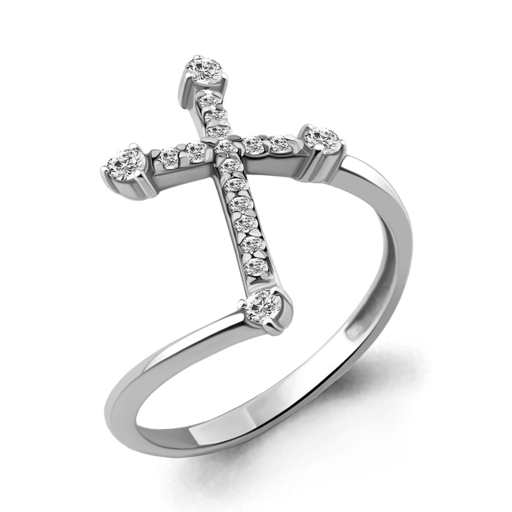 67323А Кольцо из Серебра с фианитами