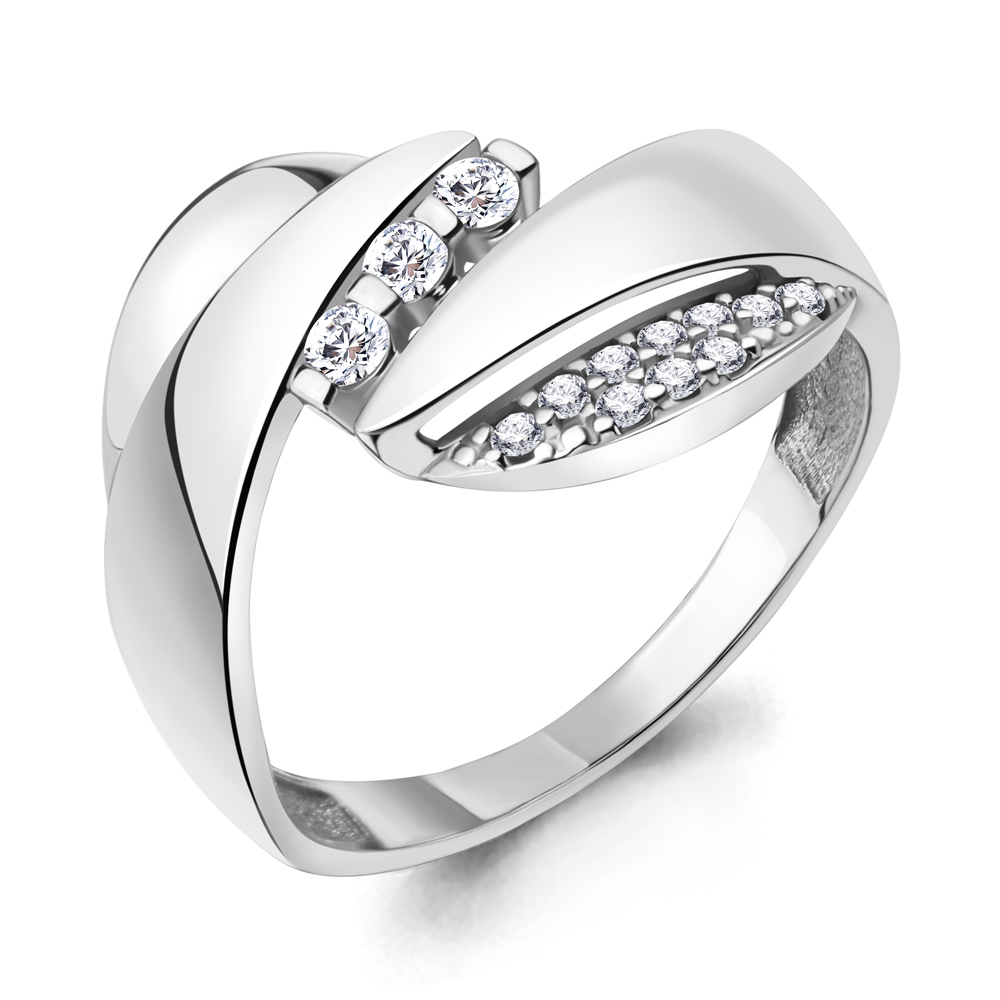 67341А Кольцо из Серебра с фианитами