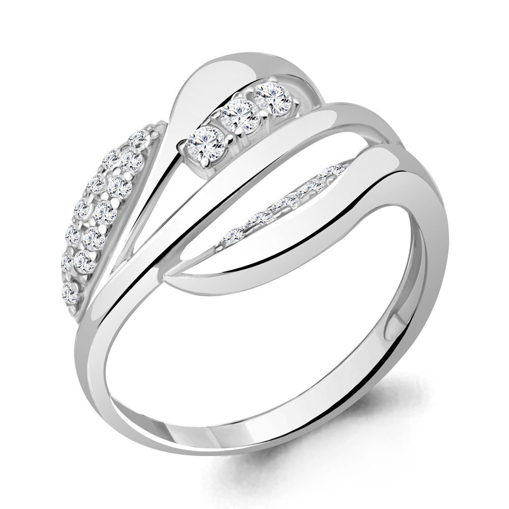 67342А Кольцо из Серебра с фианитами