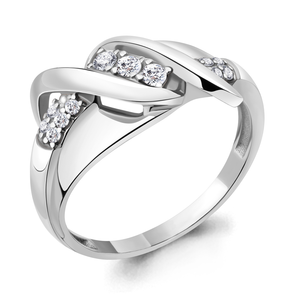 67344А Кольцо из Серебра с фианитами